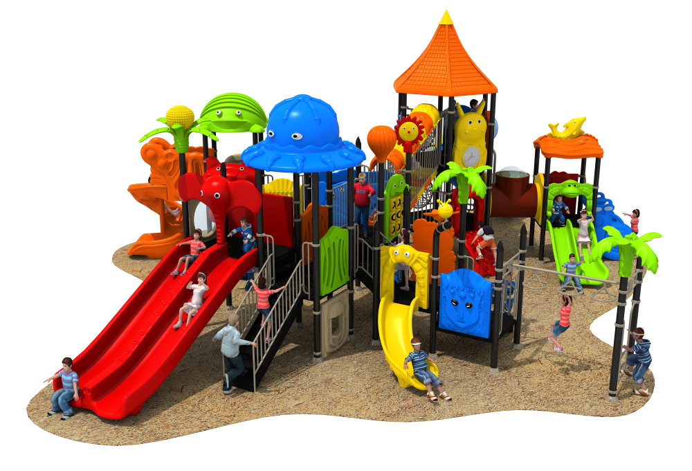 厂家直销可定制儿童塑料户外主题游乐场