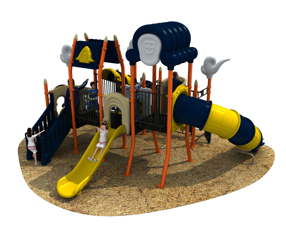 新设计的定制主题公园大型热门儿童塑料户外游乐场