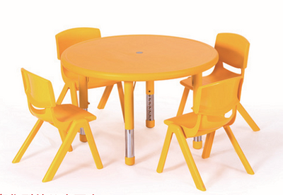 儿童/学龄前家具用高品质半圆半圆塑料桌椅