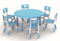 办公椅儿童塑料儿童书桌和彩色儿童家具